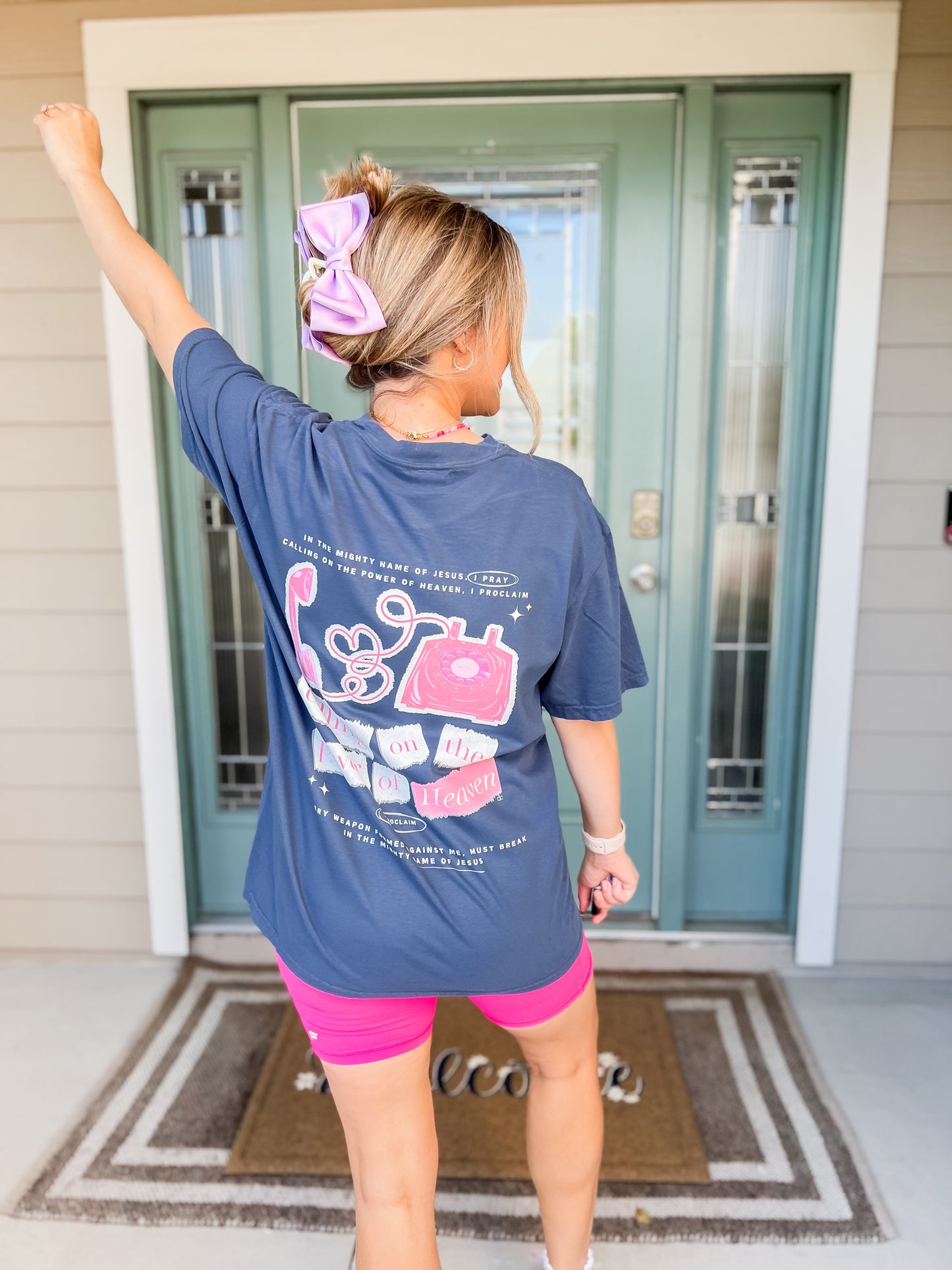 Calling on The Power Of Heaven Graphic Tee