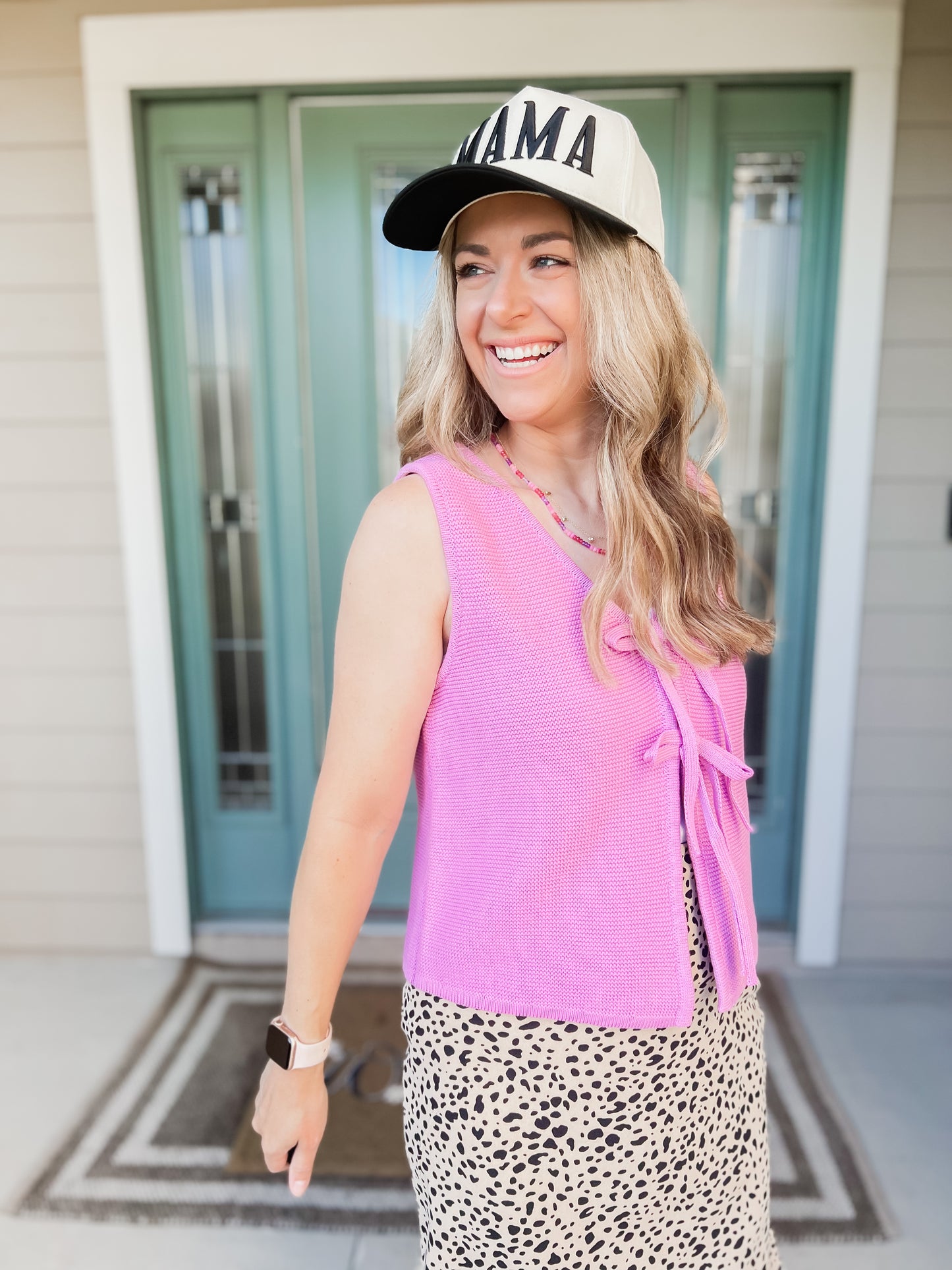 Knot A Care Pink Vest