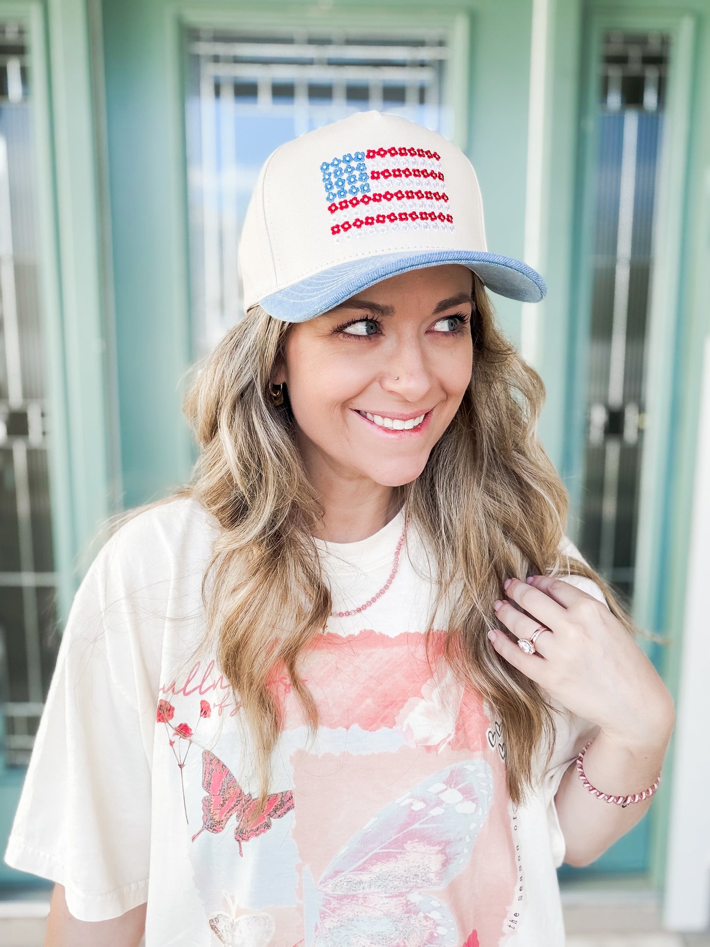 Petals & Patriotism Hat