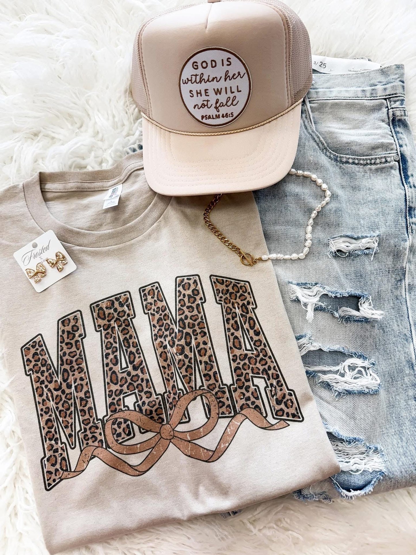 Cheetah Mama Tee Pre-Order